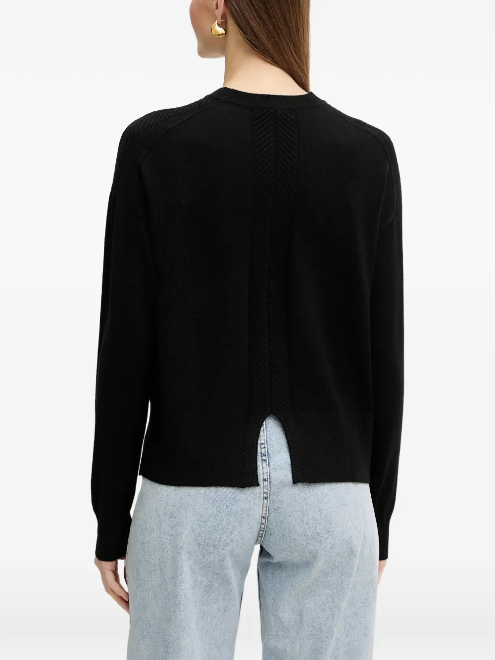 Armani Exchange Trui met logo Zwart