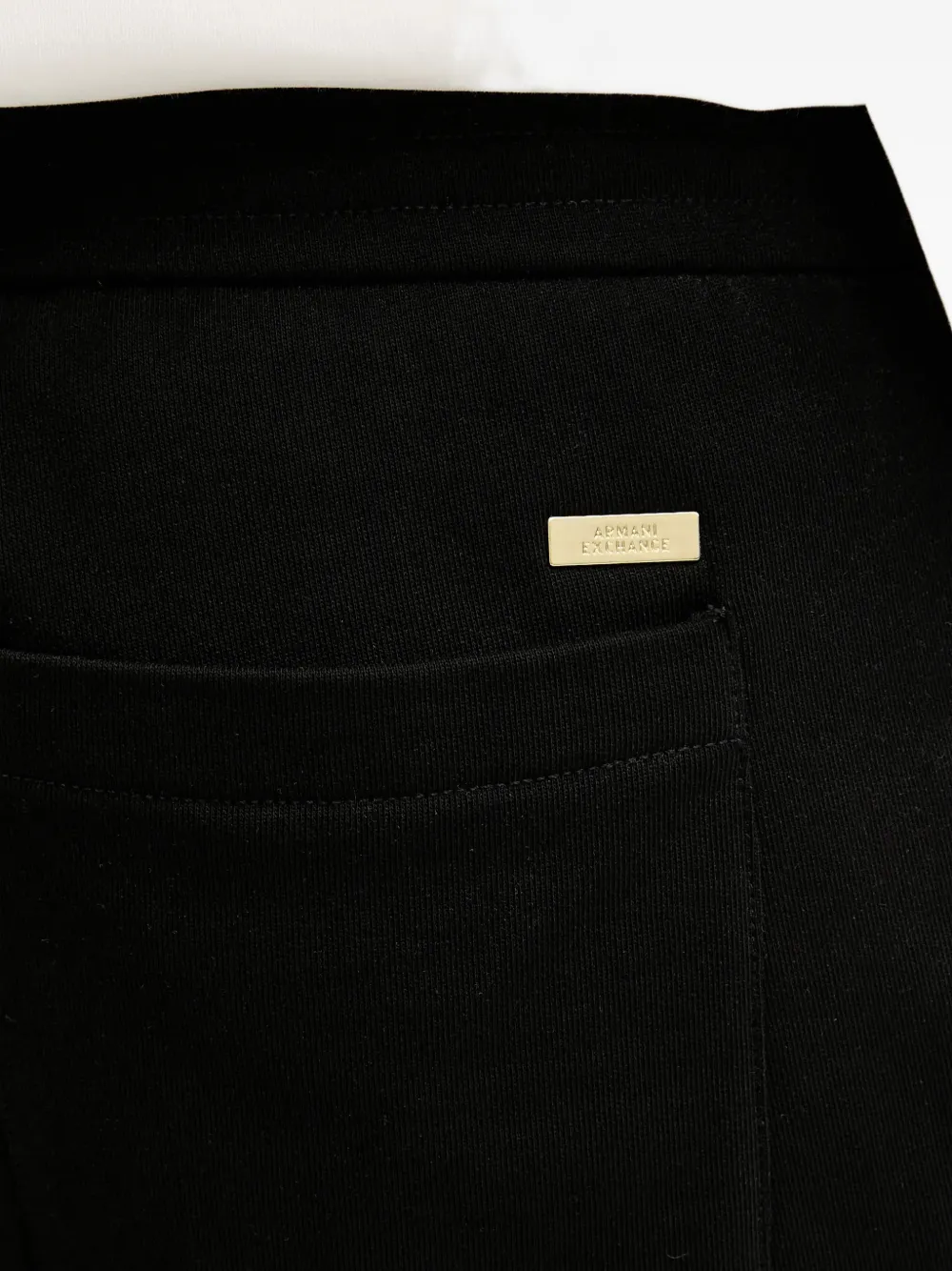Armani Exchange Trainingsbroek met elastische taille Zwart
