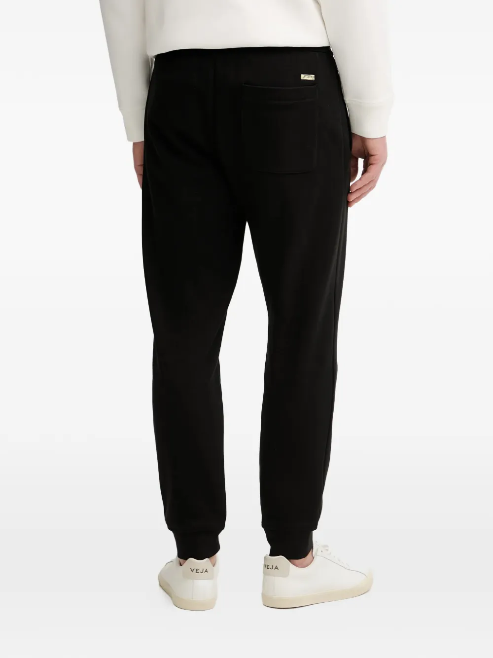 Armani Exchange Trainingsbroek met elastische taille Zwart