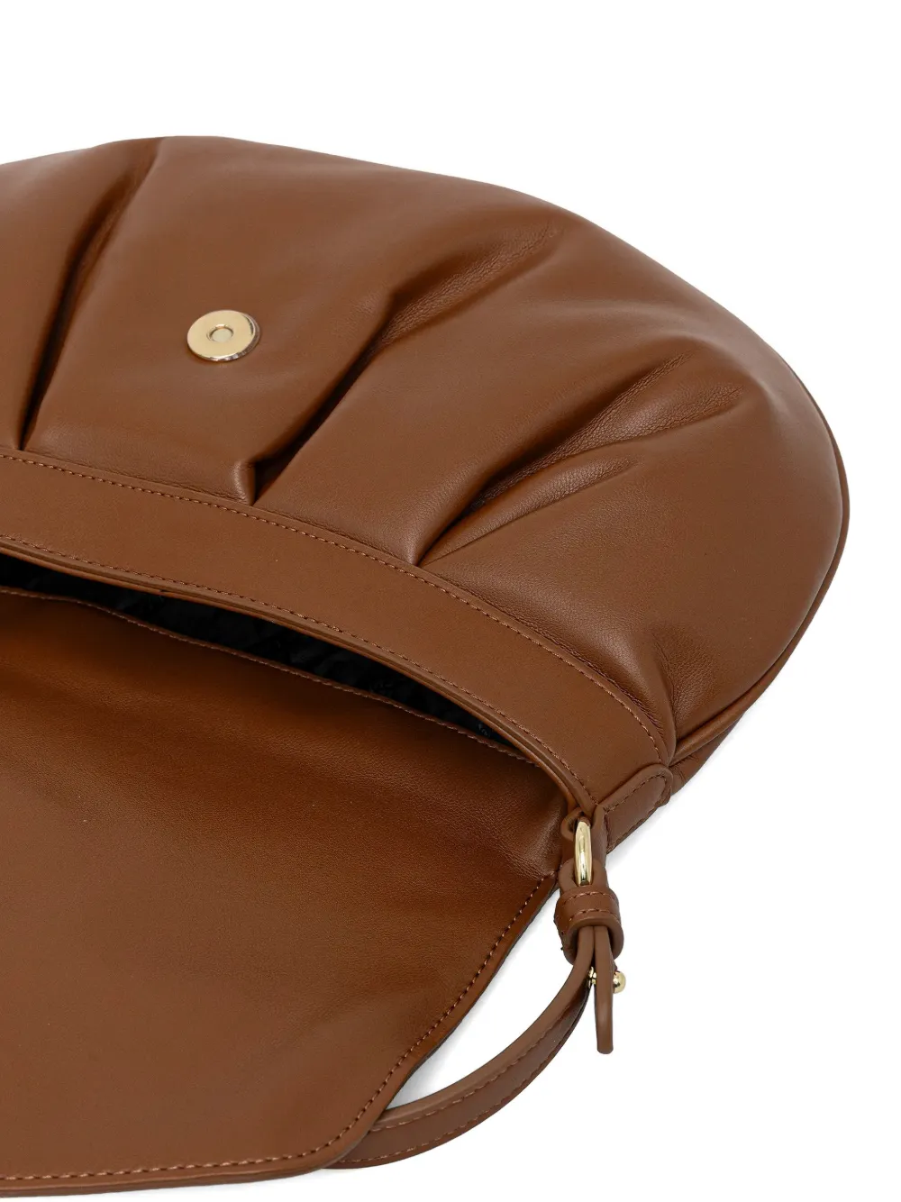 Armani Exchange Crossbodytas met gesmockt effect Bruin