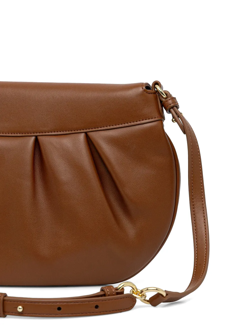 Armani Exchange Crossbodytas met gesmockt effect Bruin