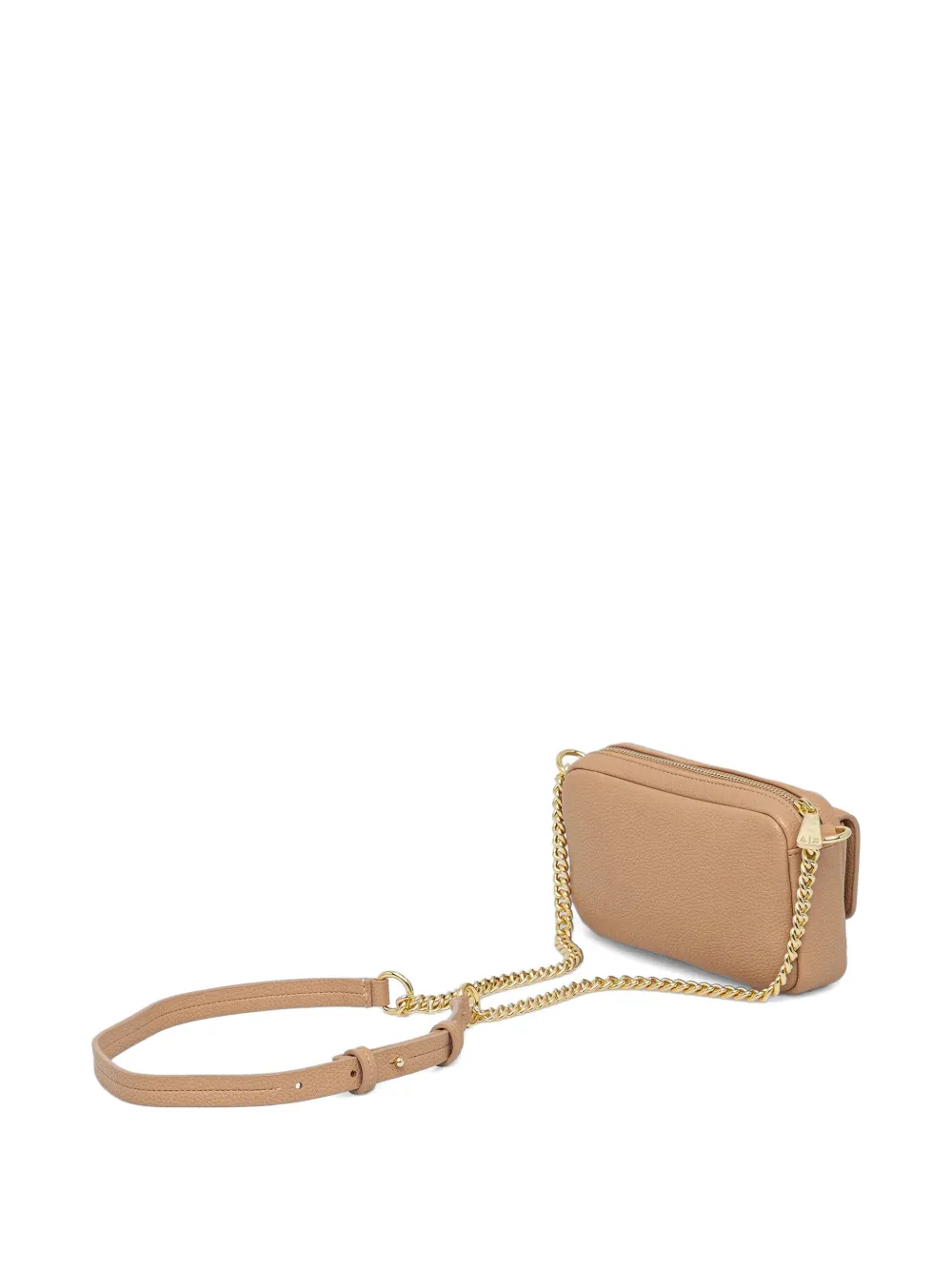 Armani Exchange Crossbodytas met logoplakkaat Beige