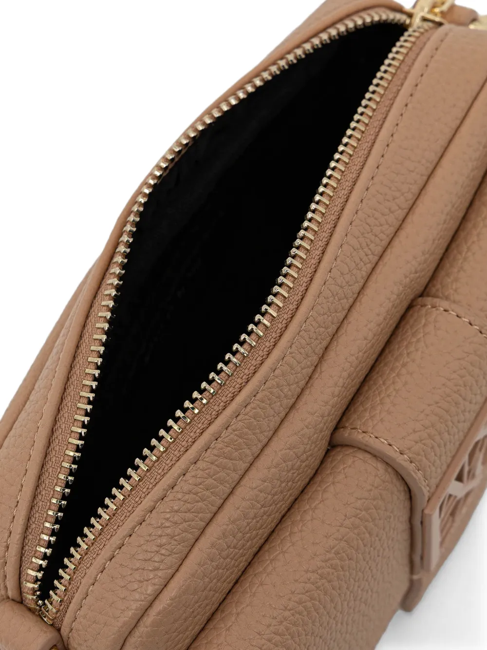 Armani Exchange Crossbodytas met logoplakkaat Beige