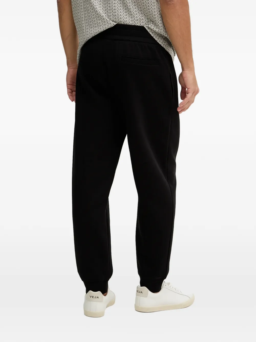  Armani Exchange Logo-embroidery Track Pants - Black 