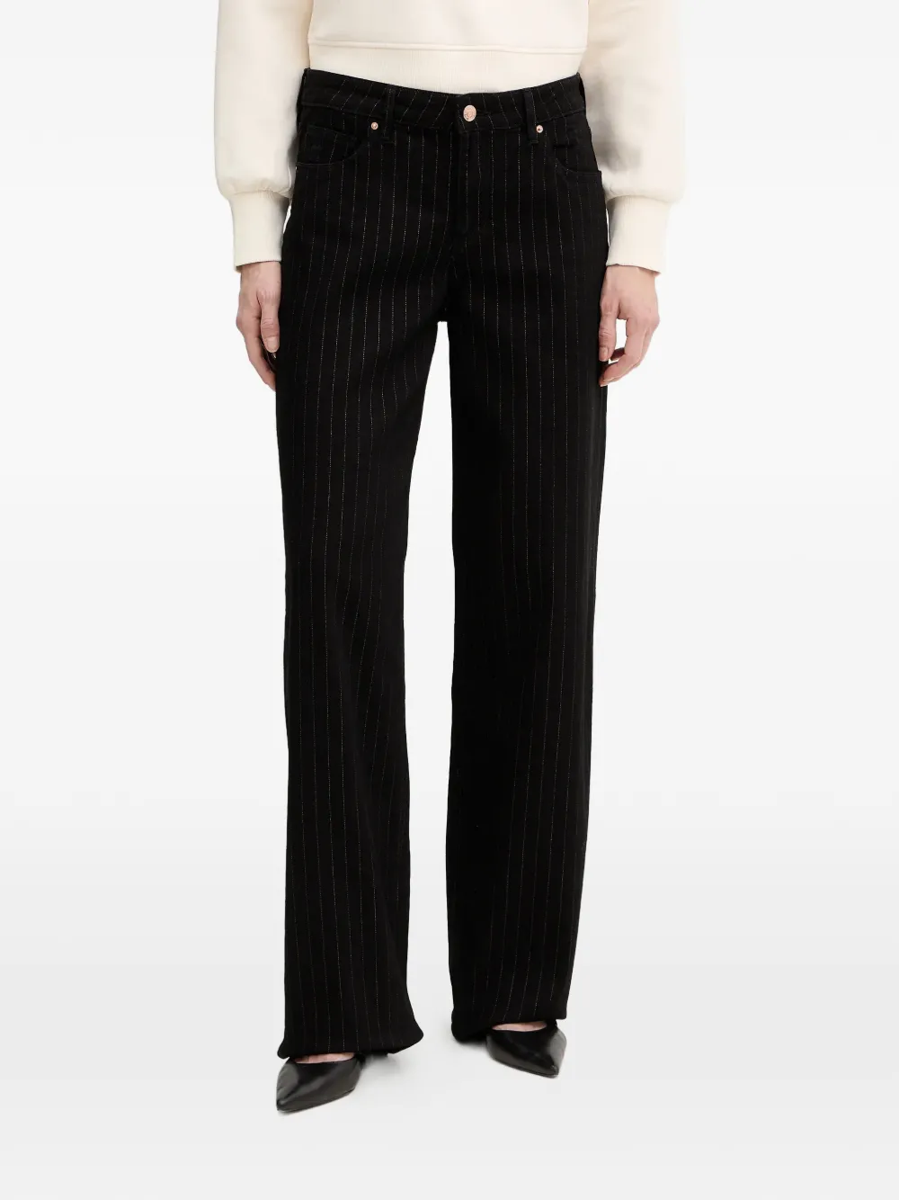 Armani Exchange pinstripe jeans - Nero