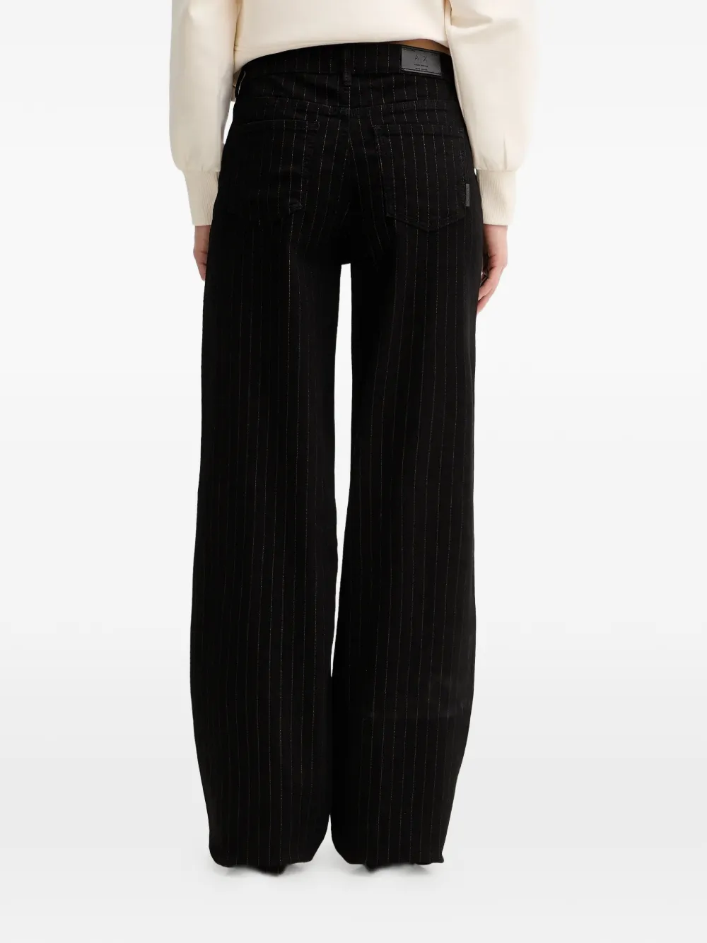  Armani Exchange Pinstripe Jeans - Black 