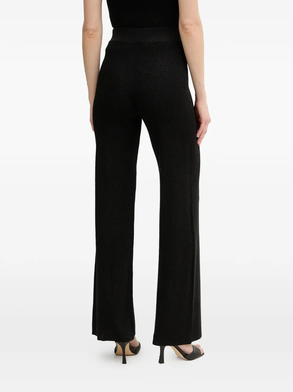 Armani Exchange Flared broek Zwart