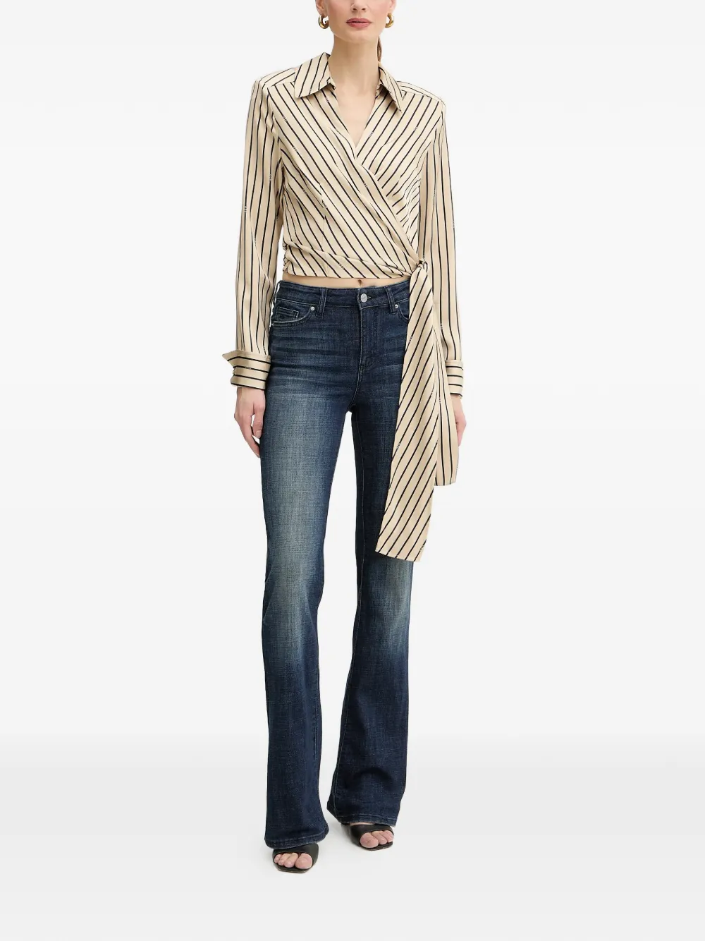  Armani Exchange Five-pockets Faded Jeans - Blue 