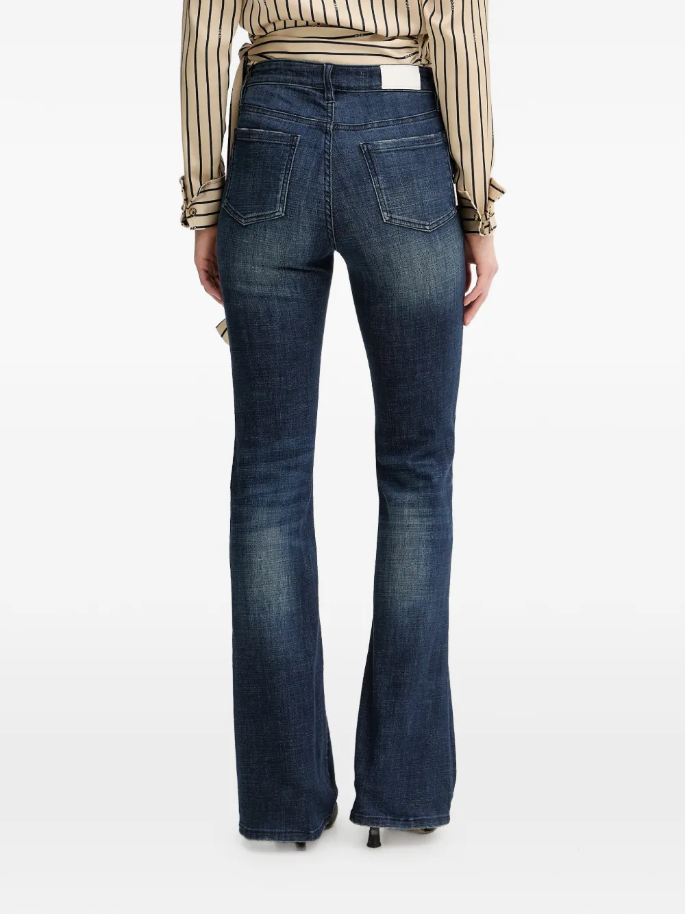  Armani Exchange Five-pockets Faded Jeans - Blue 