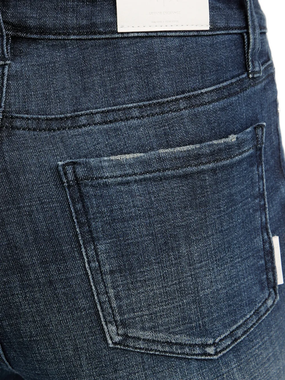 Armani Exchange Jeans met vijf zakken en vervaagd effect Blauw