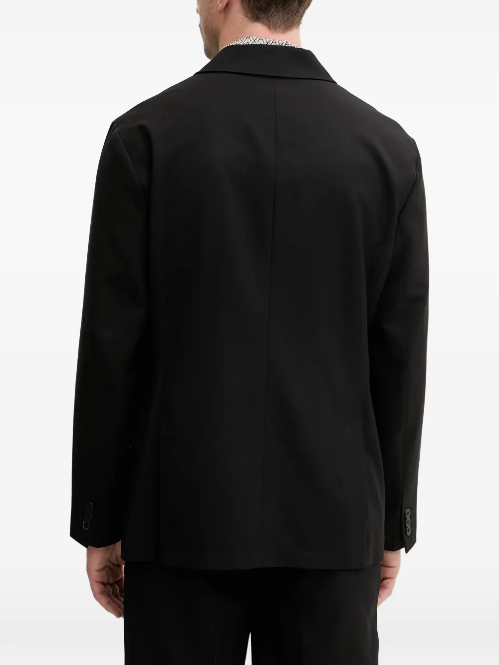  Armani Exchange Buttoned Blazer - Black 