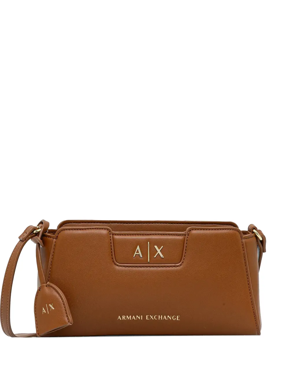 Armani Exchange small logo-detail cross-body bag - Marrone