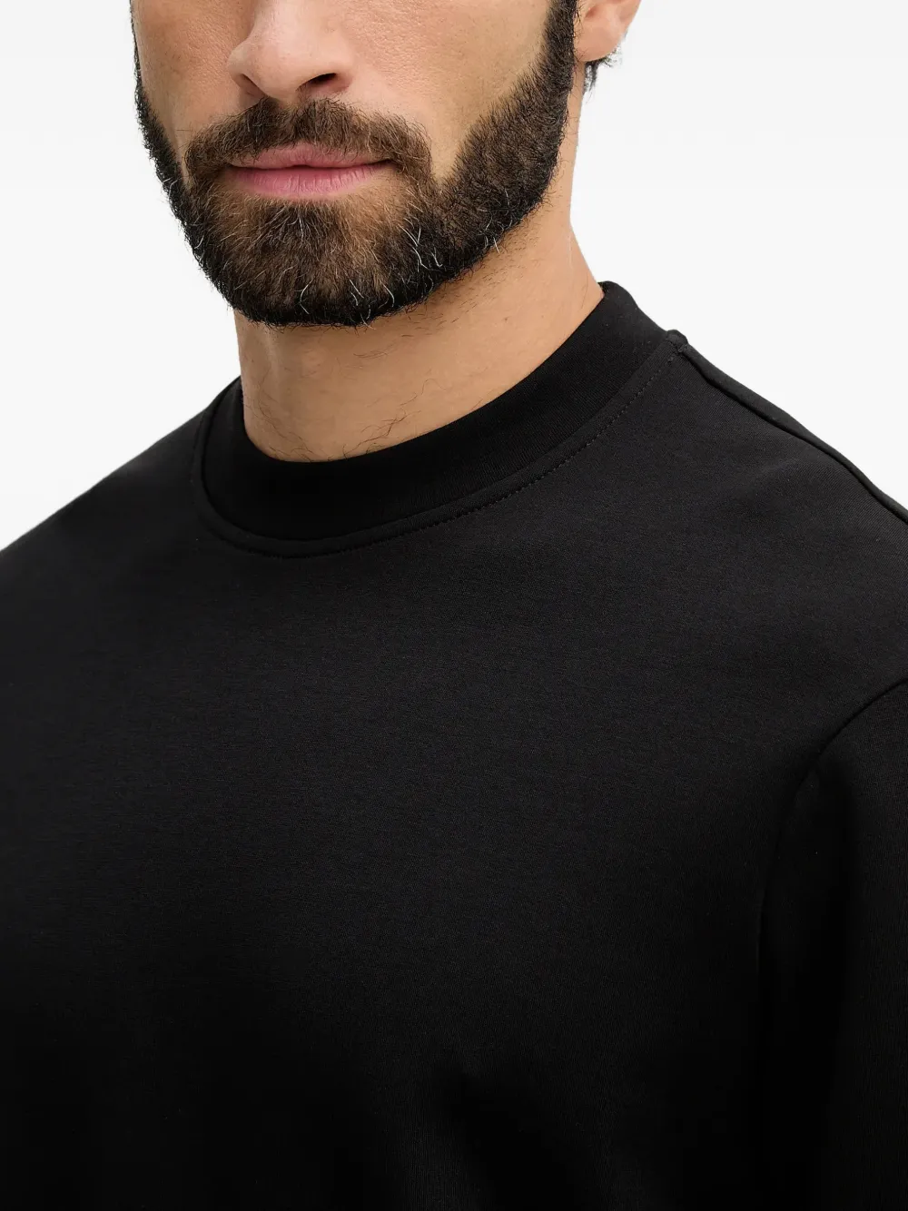 Armani Exchange Sweater met paardenprint Zwart