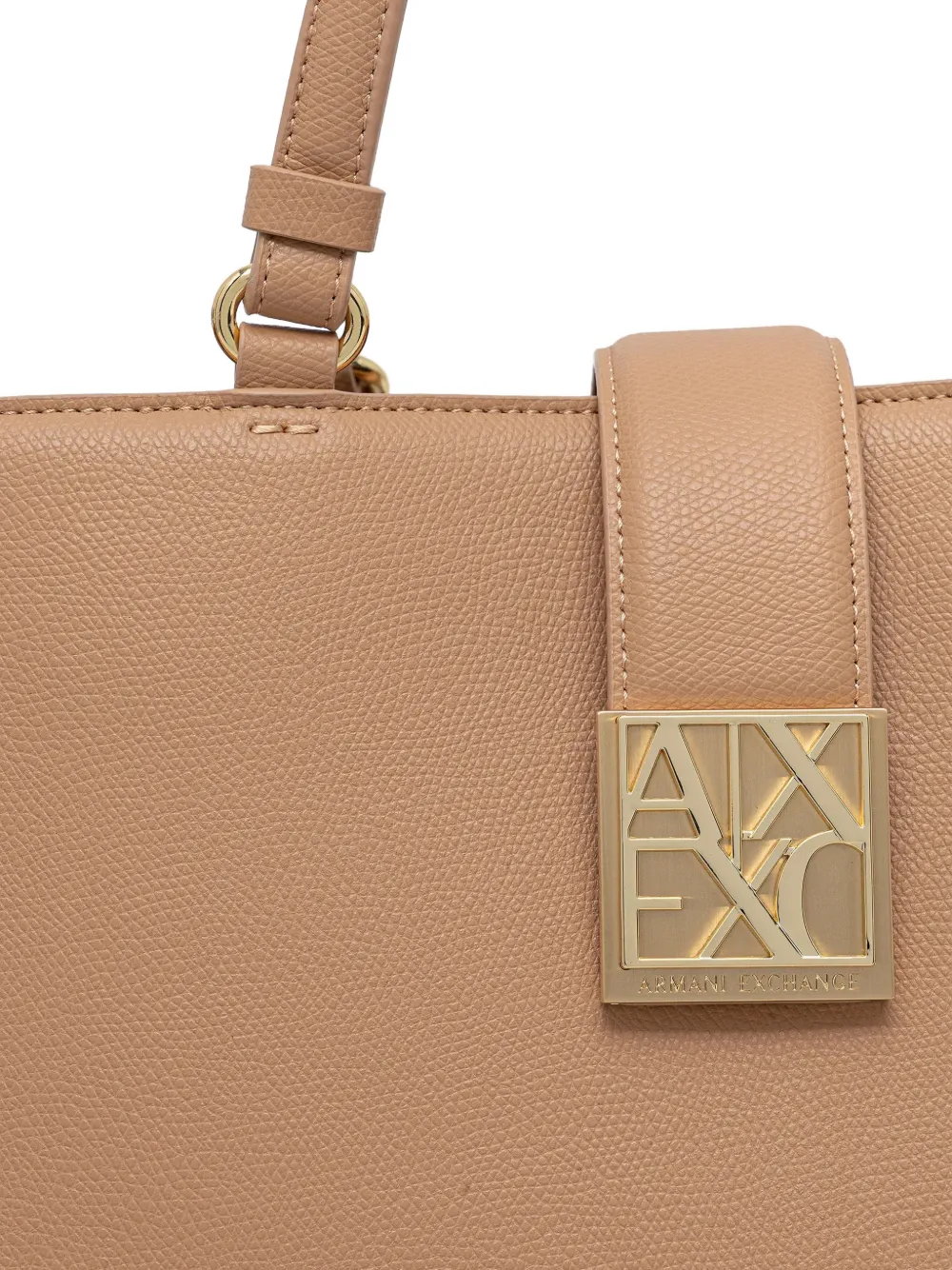  Armani Exchange Logo-plaque Tote Bag - Neutrals 