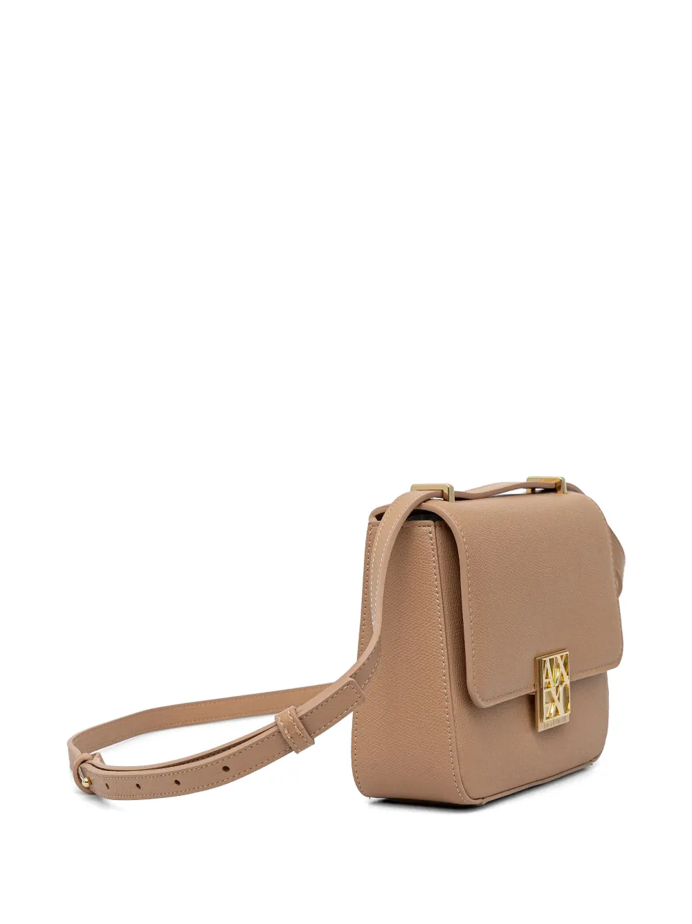 Armani Exchange Crossbodytas met logo Beige