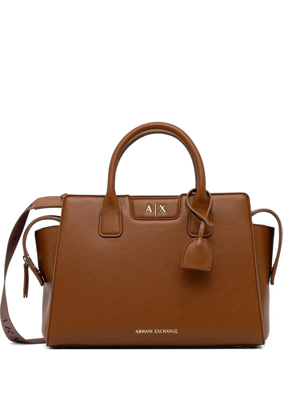 Armani Exchange medium detachable-strap tote bag - Marrone