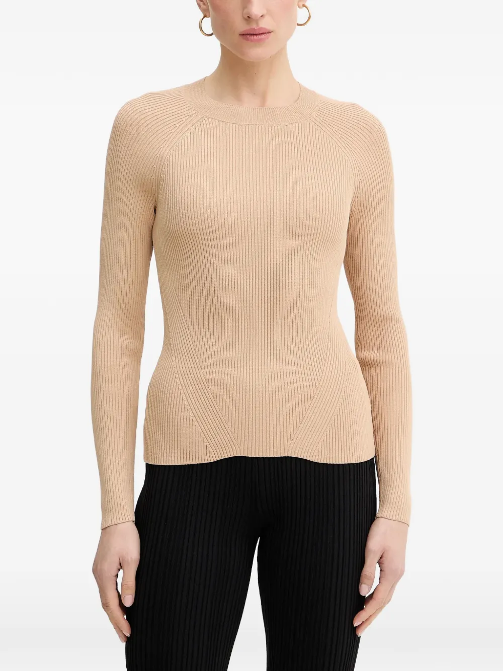 Armani Exchange ribbed sweater - Toni neutri