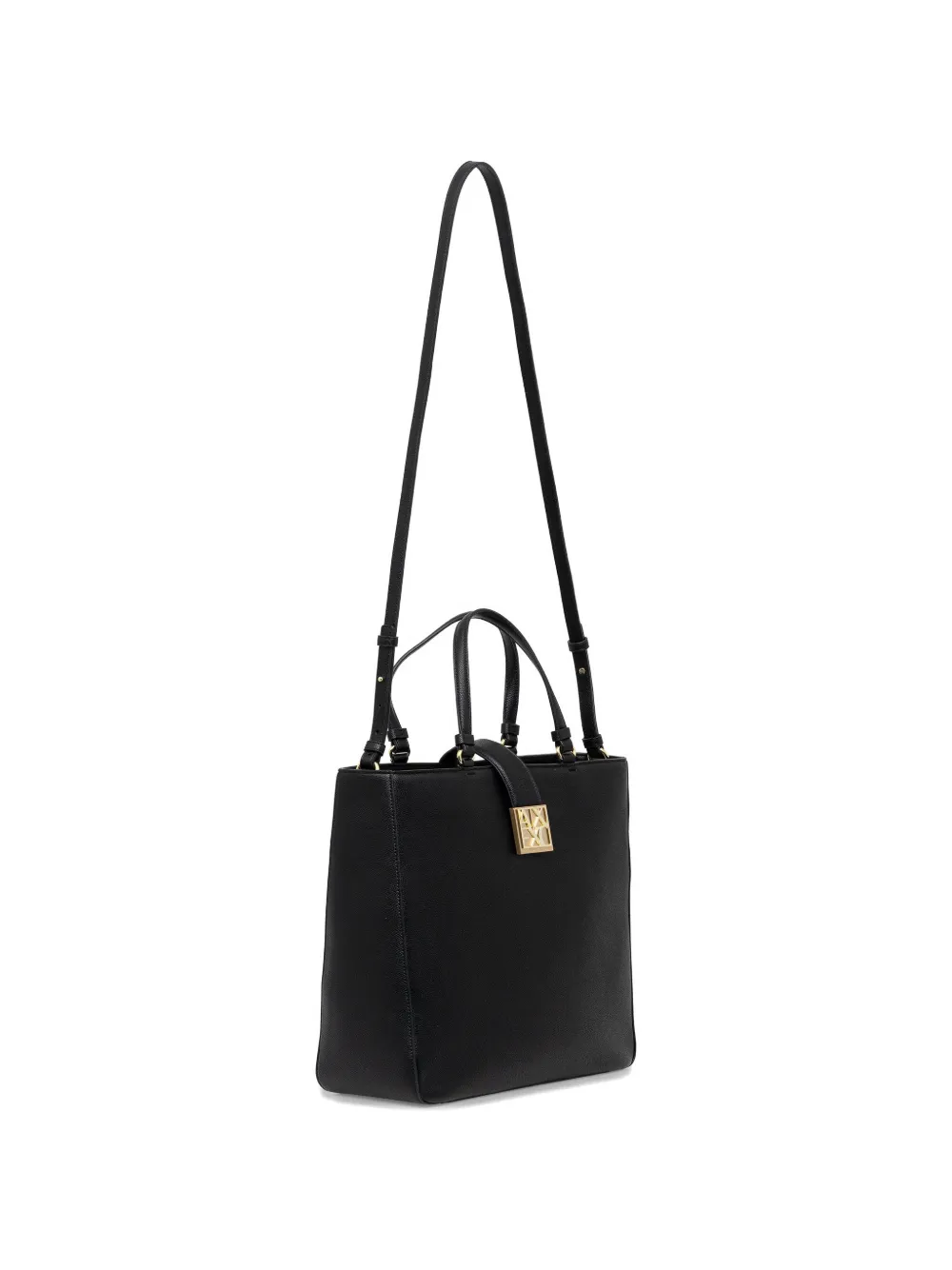  Armani Exchange Logo-plaque Tote Bag - Black 