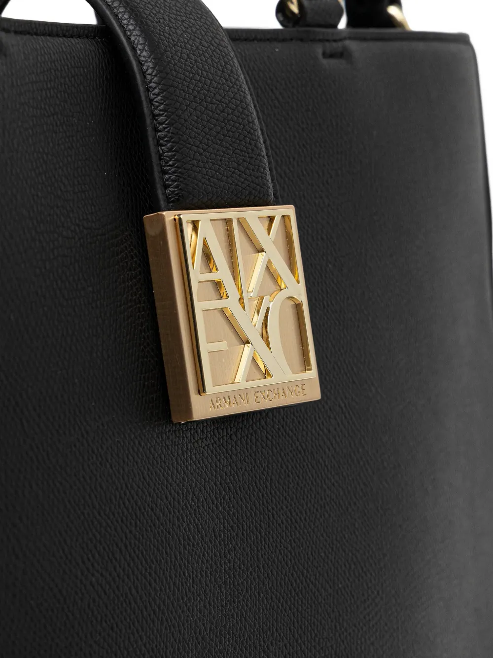 Armani Exchange Heuptas met logoplakkaat Zwart