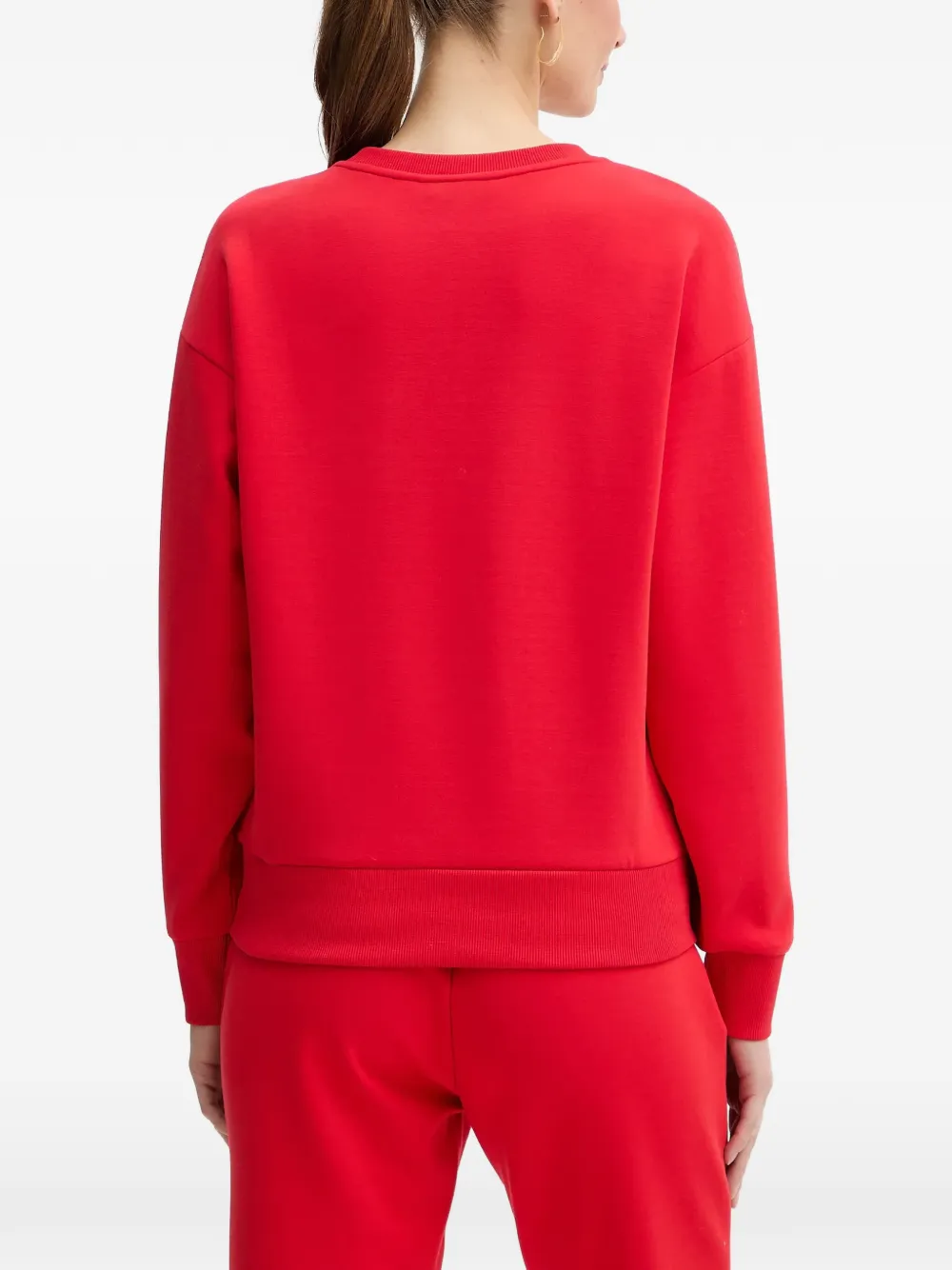  Armani Exchange Embroidered Crew-neck Sweatshirt 