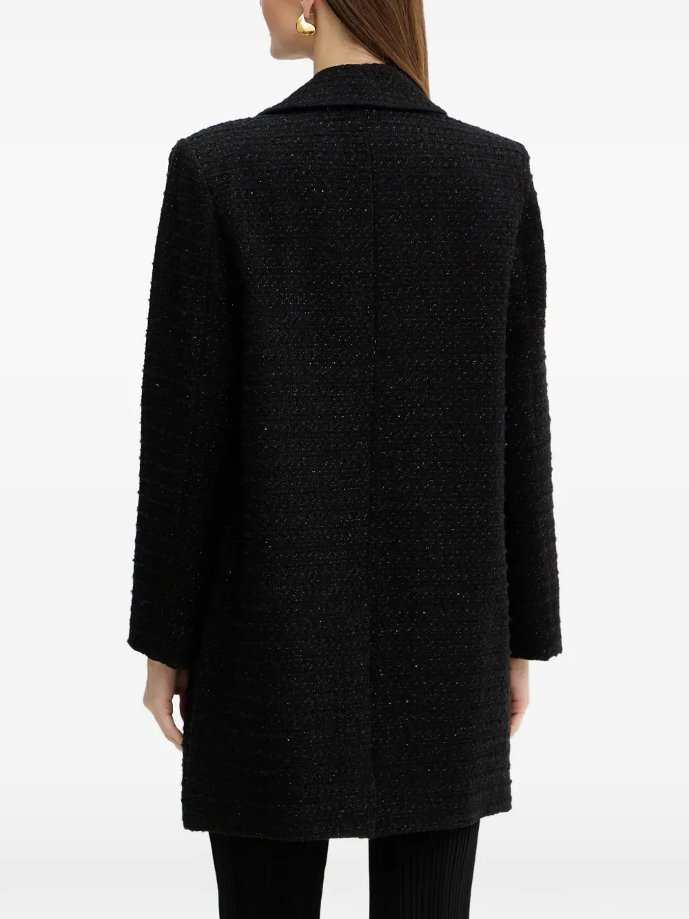  Armani Exchange Double-breasted Coat - Black 