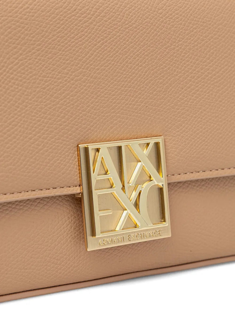 Armani Exchange Mini-tas met logodetail Beige