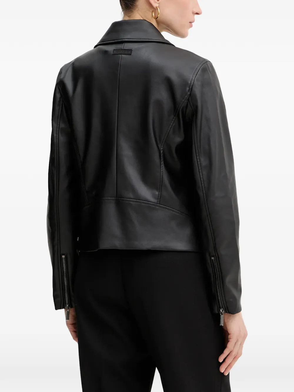 Armani Exchange Jack met kraag en rits Zwart