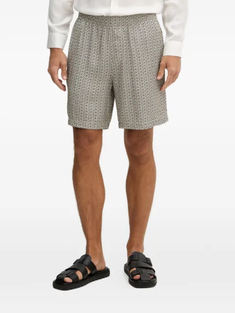 Armani Exchange patterned elasticated shorts