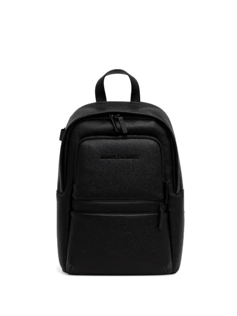 Armani Exchange logo backpack