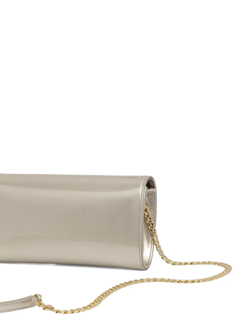  Armani Exchange Logo Plaque Chain Wallet - Silver 