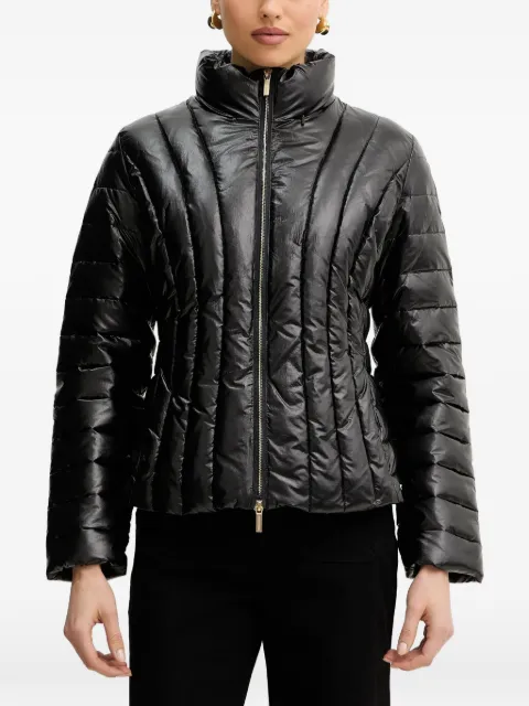Armani Exchange funnel-neck quilted jacket