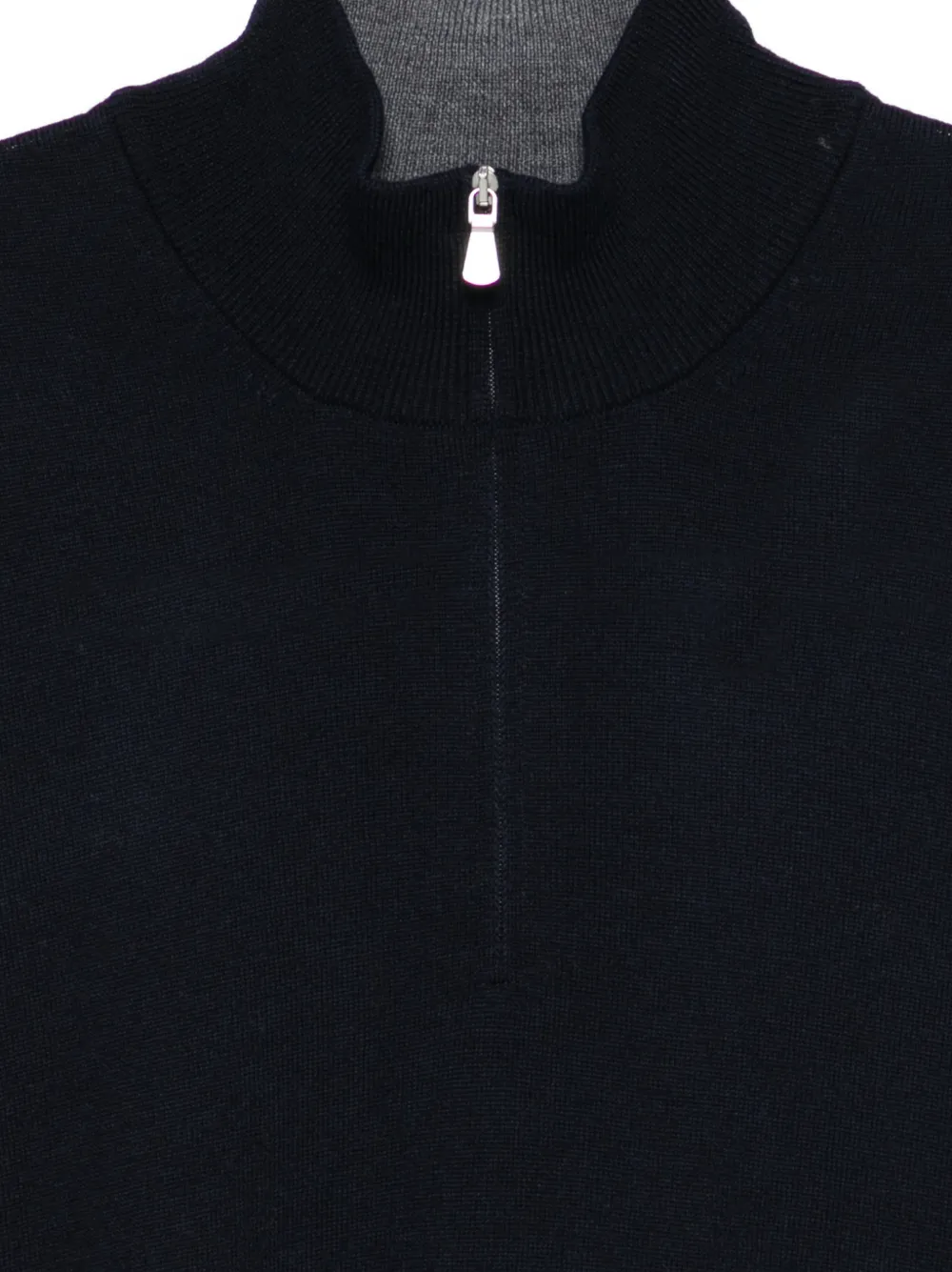 Gran Sasso Zip-fastening Sweater - Blue 