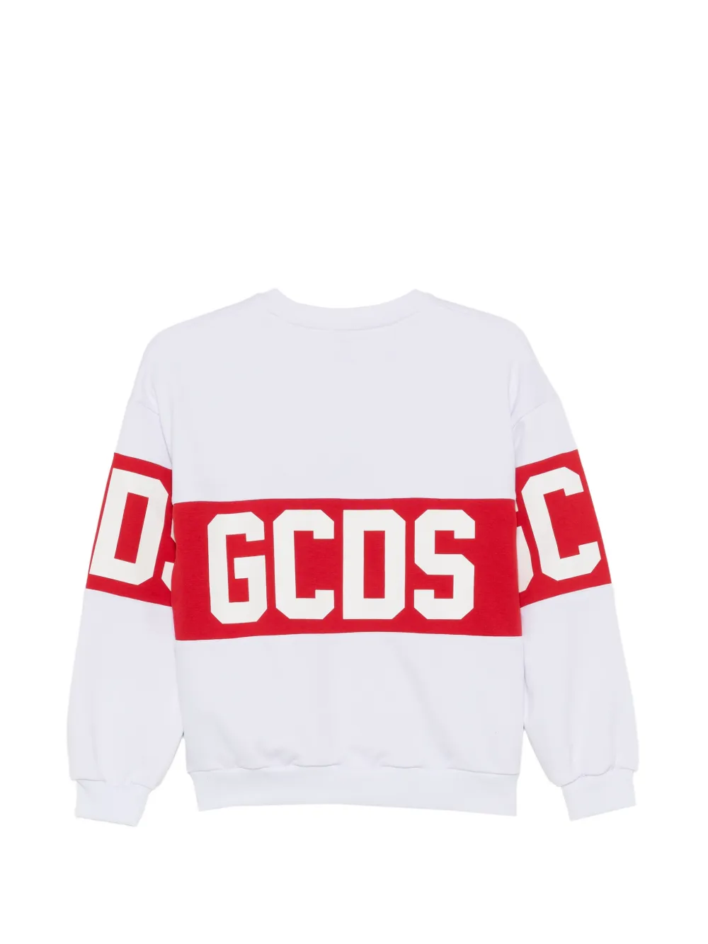 Gcds Kids Sweater met logoprint Wit
