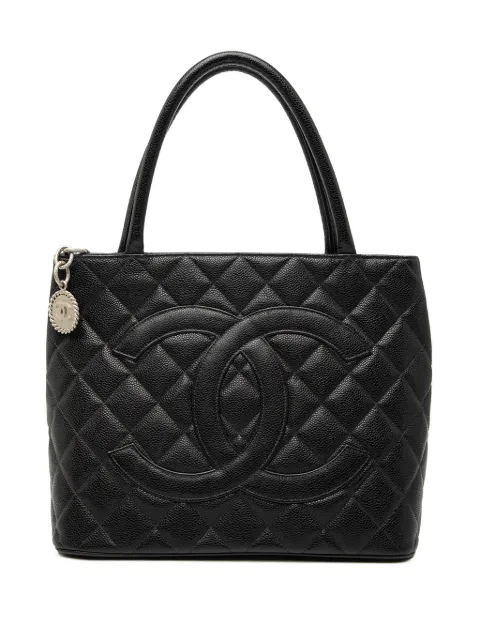 CHANEL Pre-Owned tote Medallion de piel caviar 2004-2005