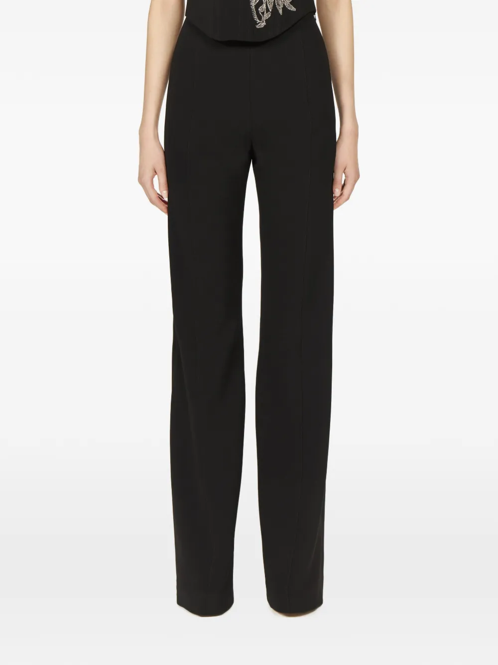 Costarellos Maree pantalon van crêpe Zwart
