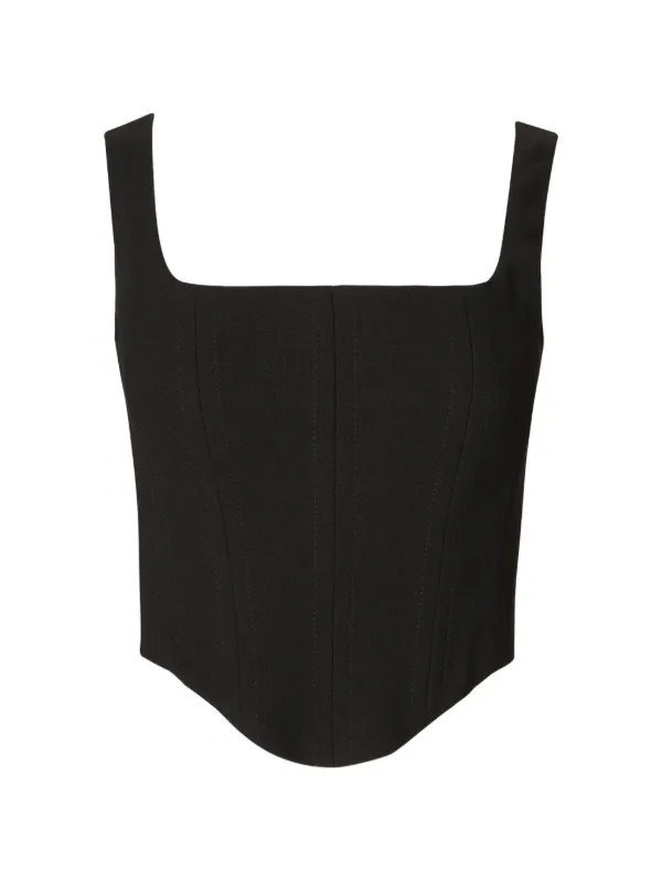 Costarellos Jovie Sculpted Bustier in Black