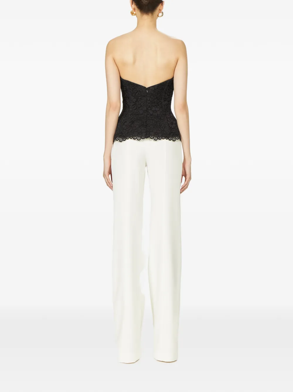 Costarellos Maree crêpe pantalon Wit