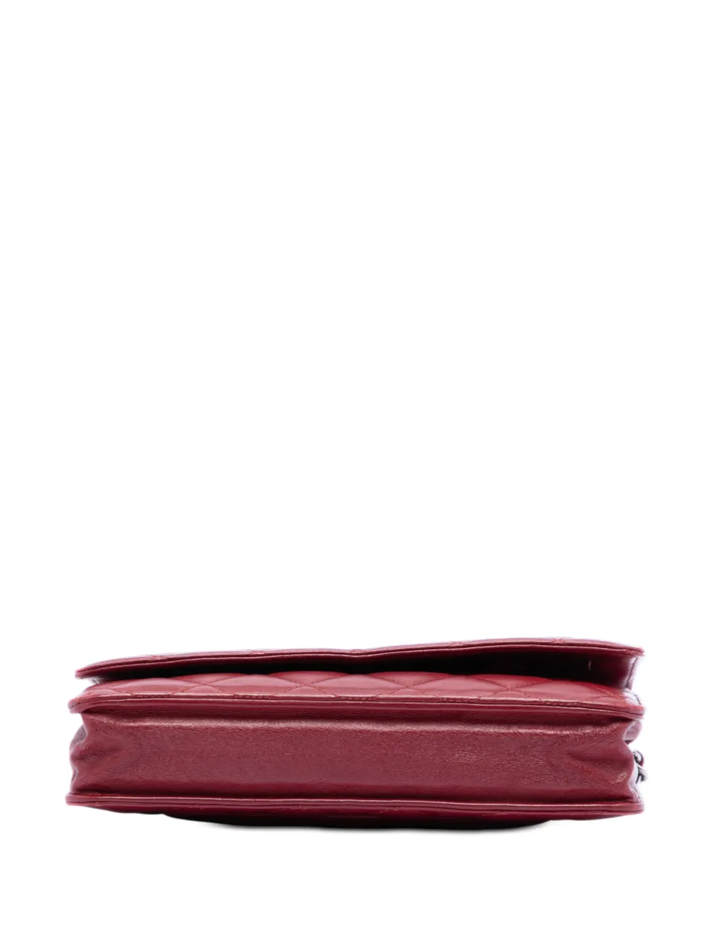 2012 Cc Quilted Lambskin Wallet On Chain Crossbody Bag