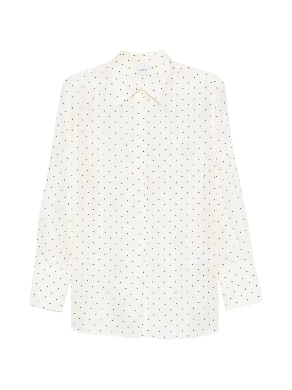 ASPESI polka dot shirt - Bianco