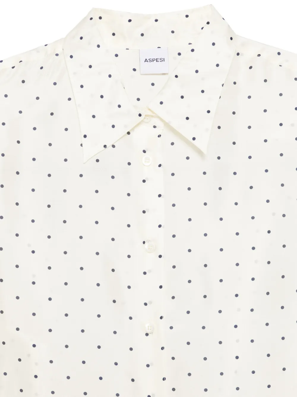  Aspesi Polka Dot Shirt - White 