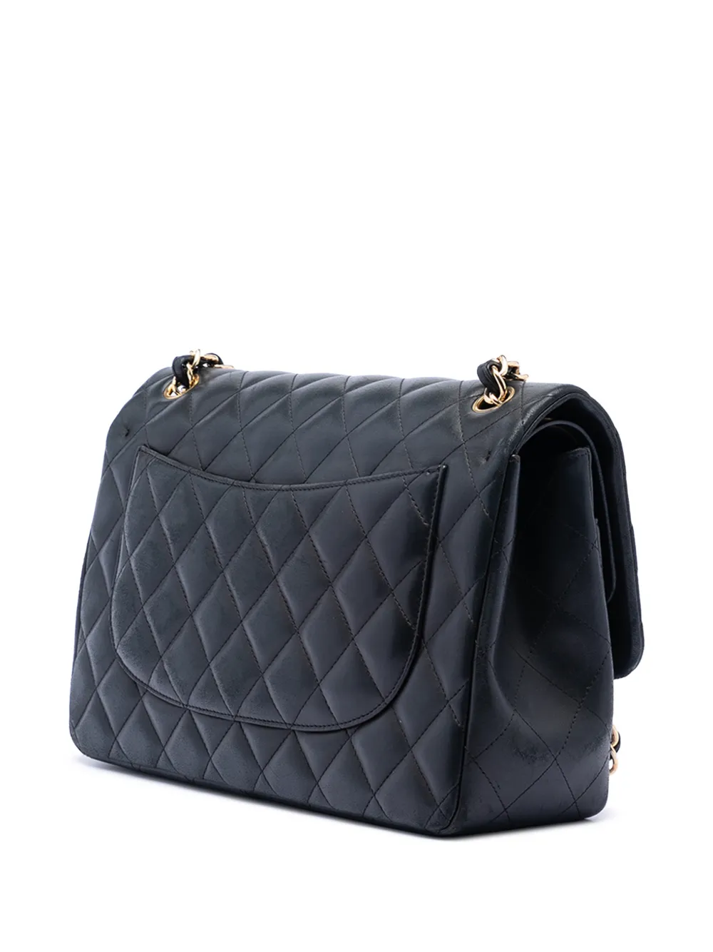 2015-2016 Jumbo Classic Lambskin Double Flap Shoulder Bag