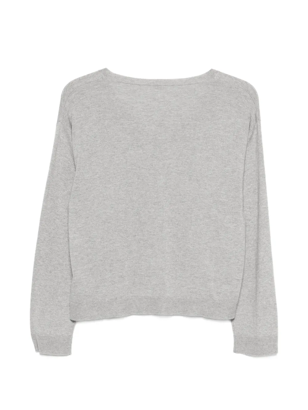  Aspesi Pull à Col V - Gris 
