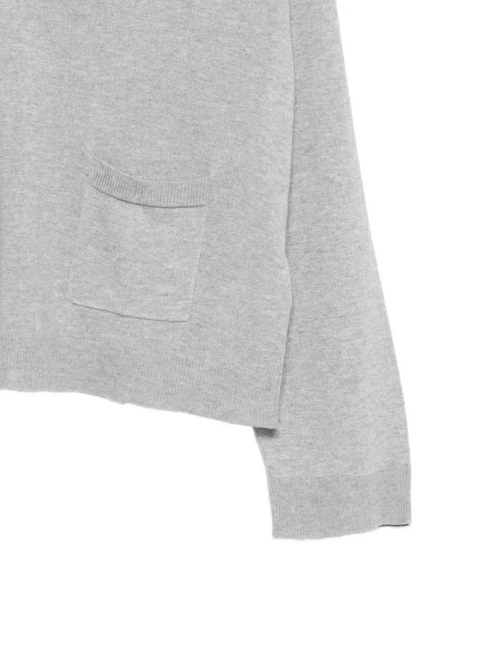  Aspesi Pull à Col V - Gris 