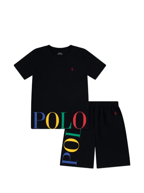 POLO RALPH LAUREN KIDS logo shorts set
