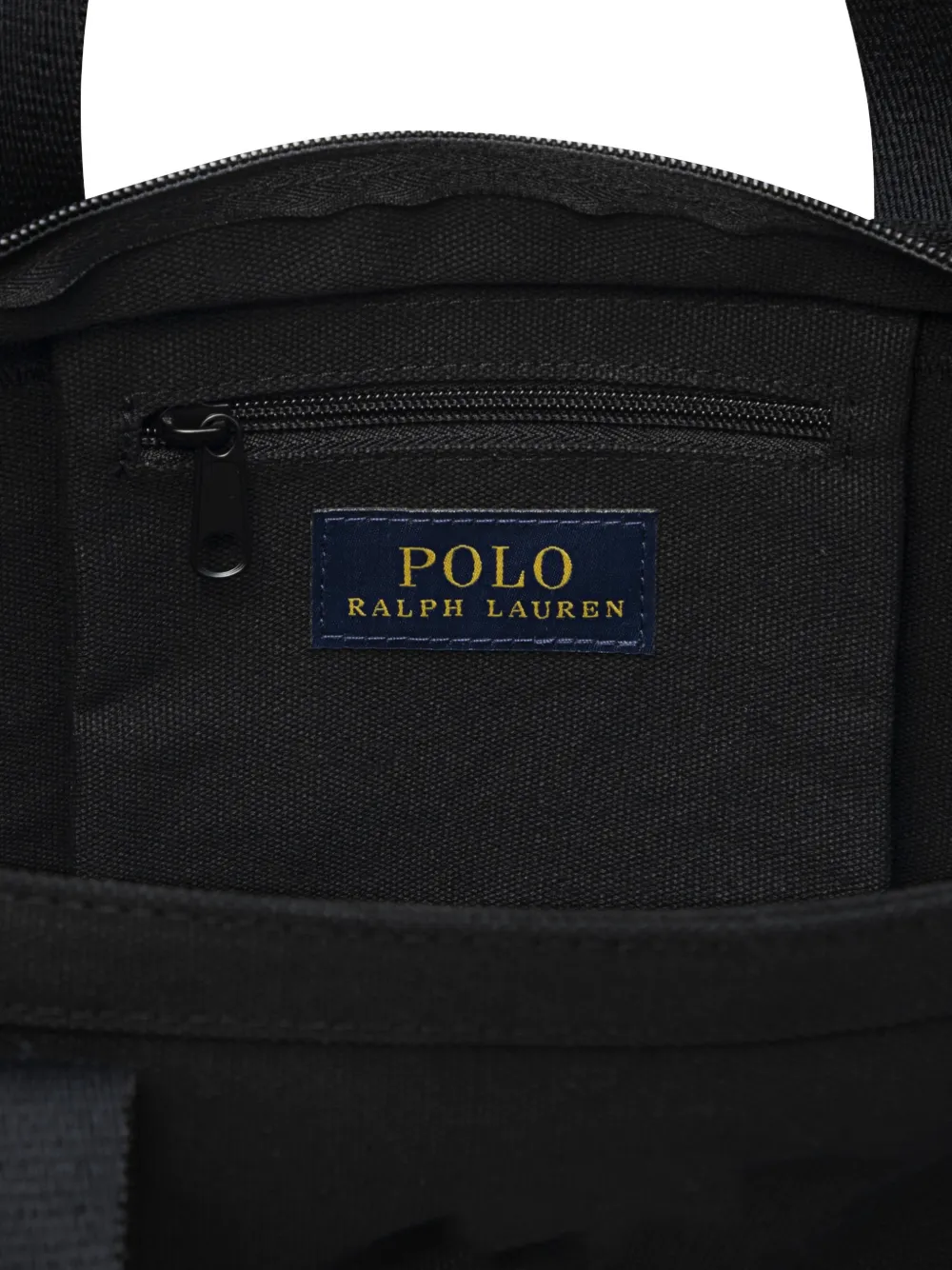 POLO RALPH LAUREN KIDS Shopper met logo en print Zwart