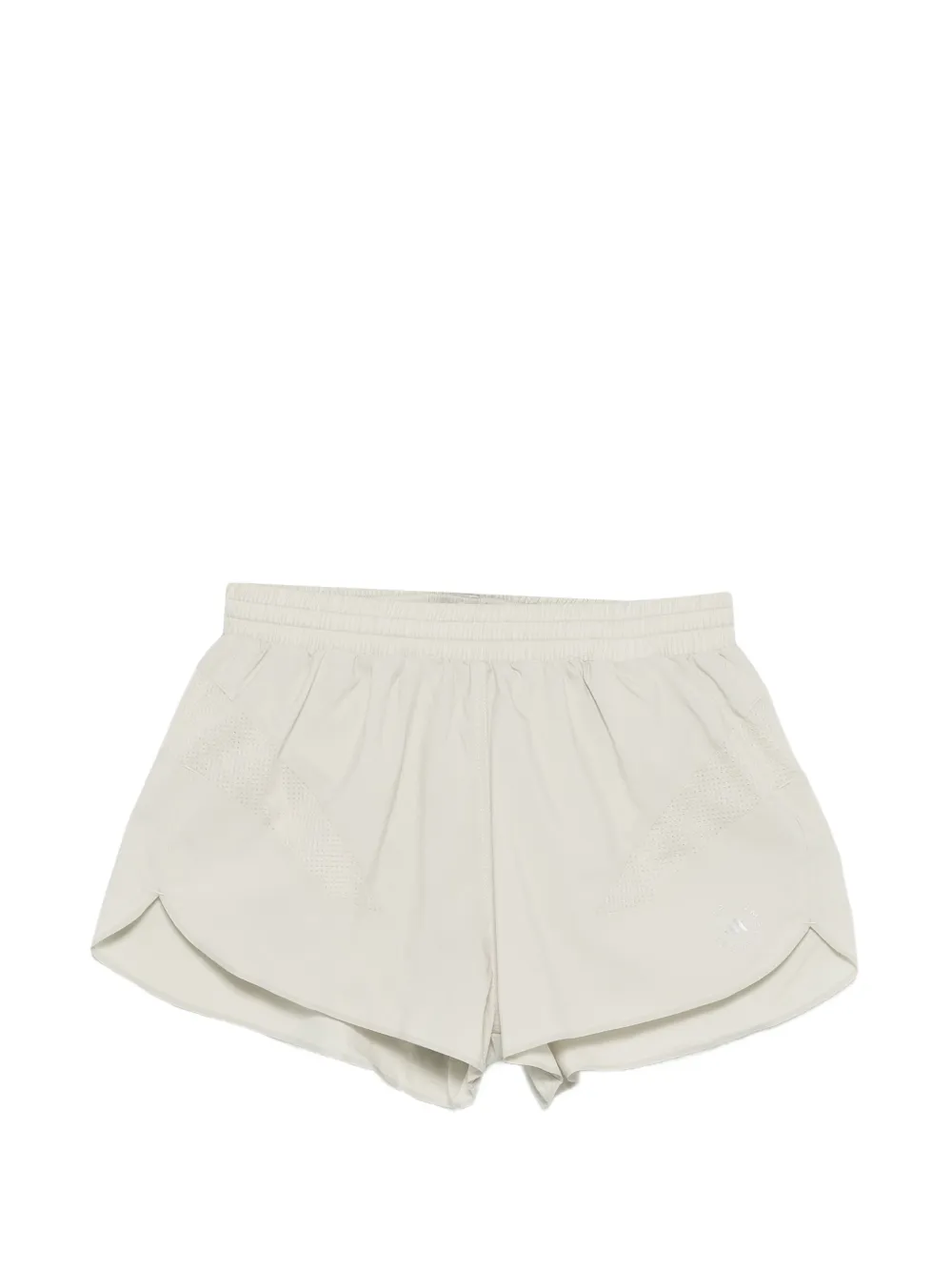 adidas by Stella McCartney perforated running shorts - Nude