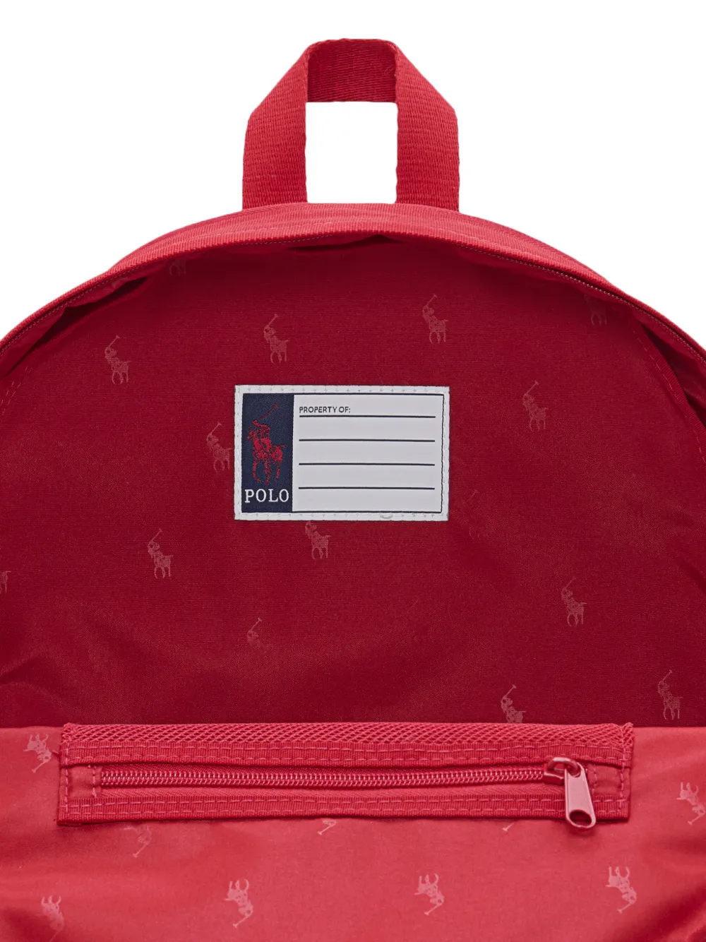POLO RALPH LAUREN KIDS Rugzak met logo Rood