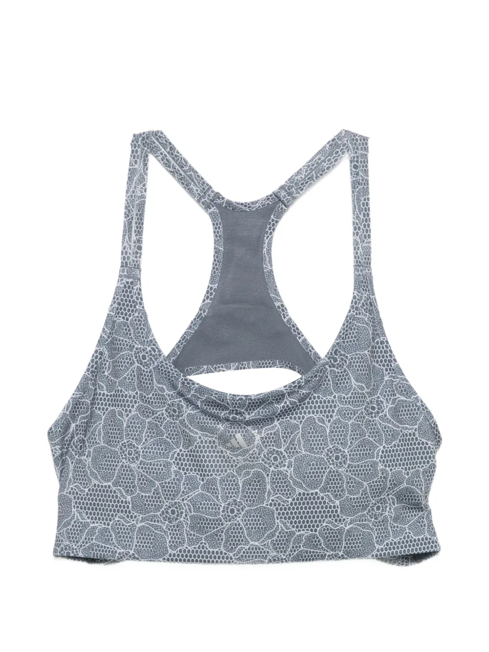 adidas by Stella McCartney T-back printed performance tank top - Grau