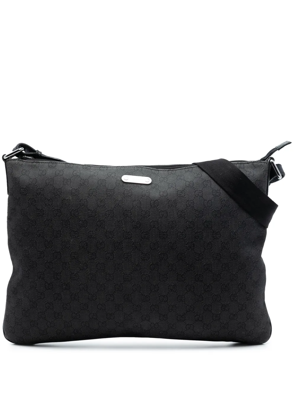 Gucci Pre-Owned 2016-2026 GG Denim crossbody bag - Nero