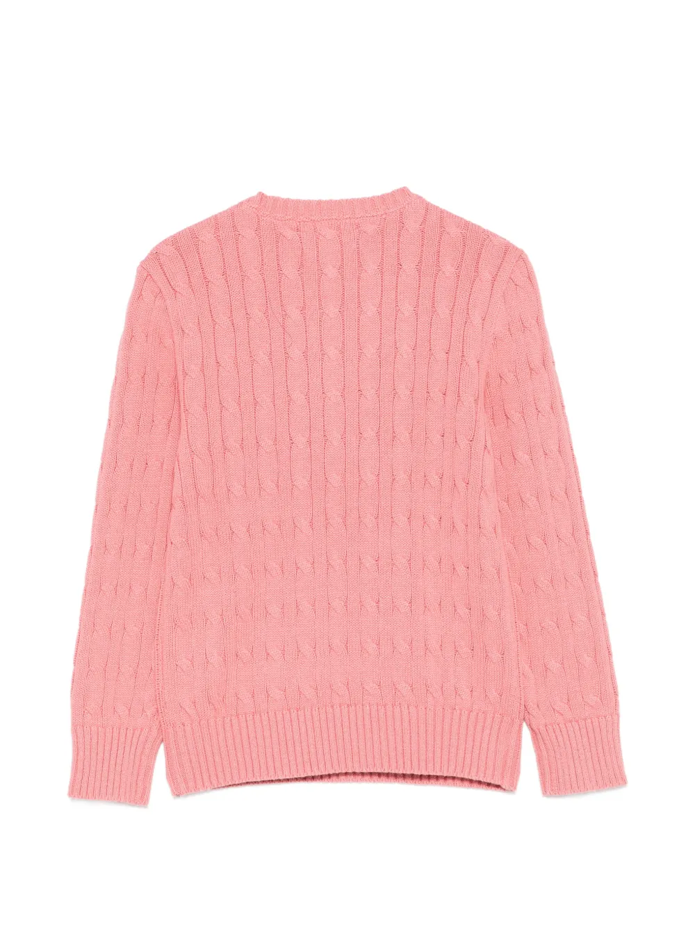 POLO RALPH LAUREN KIDS Kabelgebreide trui Roze